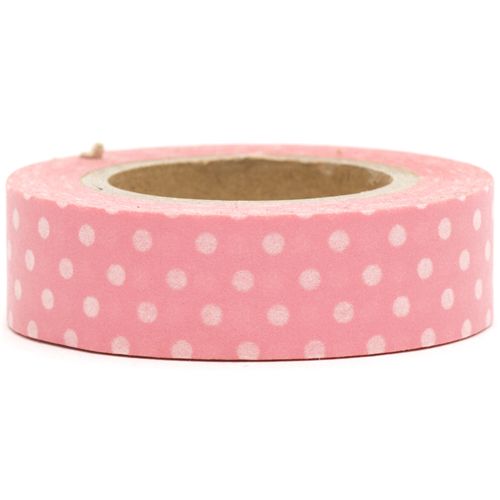 Pale Pink Washi Tape Deco Tape Dots Modes4u