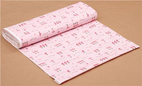 pink ballerina daner ballet poplin fabric by Cosmo from Japan 3