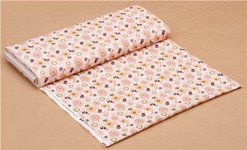 pink bee honeycomb fabric by Henry Glass from USA 3