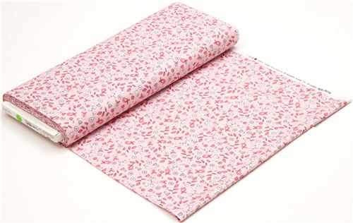 pink bird and flower fabric by Michael Miller 3