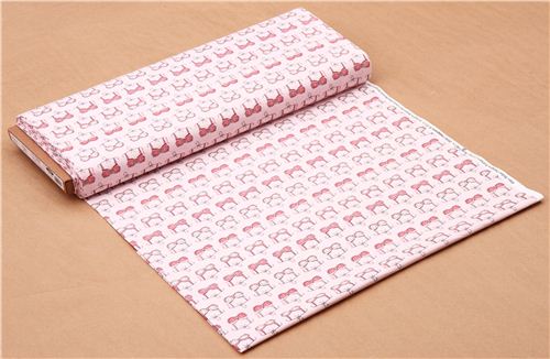 pink bra brassiere retro fabric by Riley Blake Think Pink 3