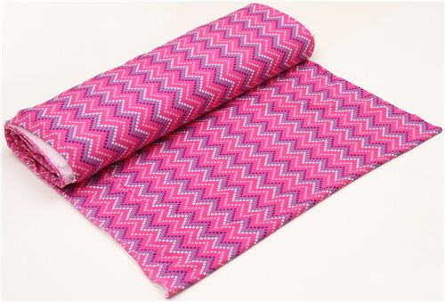 pink dotted pattern Michael Miller interlock fabric 3