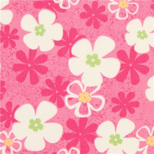 pink flower fabric by Trans-Pacific Textiles Hawaii 1