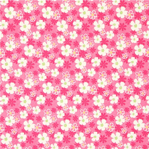 pink flower fabric by Trans-Pacific Textiles Hawaii 2