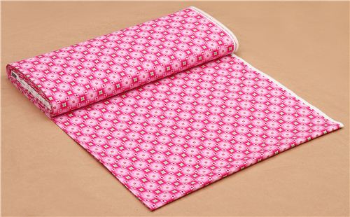 pink flower pattern fabric Timeless Treasures Graphic Floral Geo  4