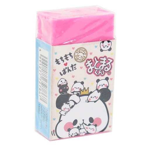 pink funny panda eraser by Kamio from Japan Animal Eraser Erasers