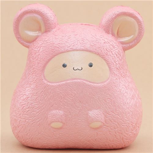 Pink Hamster Animal Squishy Kawaii Areedy - Animal Squishy - Squishies 