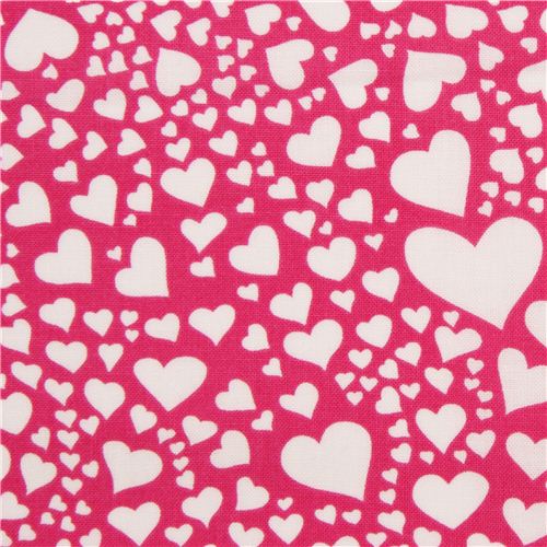 pink heart fabric by Michael Miller USA - Dots, Stripes, Checker ...