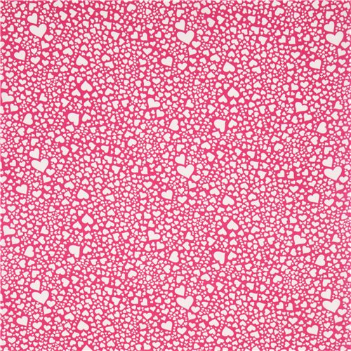 pink heart fabric Realizzato da Michael Miller USA 2