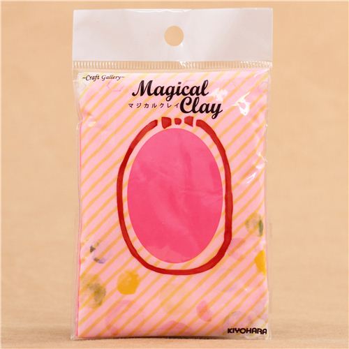 pink paper clay Magical Clay from Japan Clay Arts and Crafts