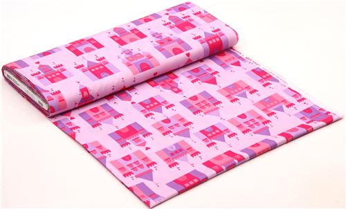 pink purple princess palace fabric Spring par Robert Kaufman USA 4