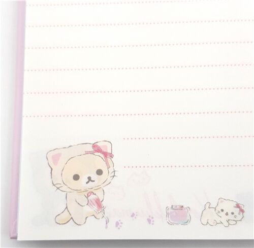 pink ring binder Korilakkuma perfume bottle notebook by San-X - modeS4u