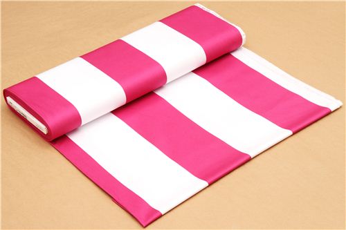 pink stripe coton sateen fabric Michael Miller 3