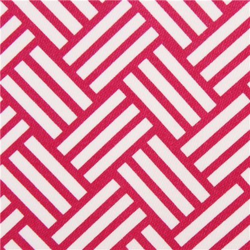 pink tatami stripes algodn sateen fabric Michael Miller 1