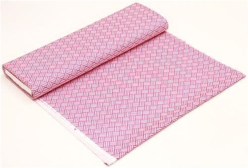 pink tatami stripes algodn sateen fabric Michael Miller 3