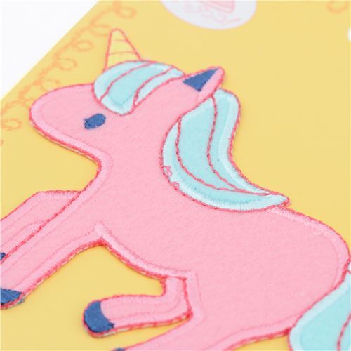 Parche termoadhesivo 1 unidad unicornio rosa aplique transfer 2