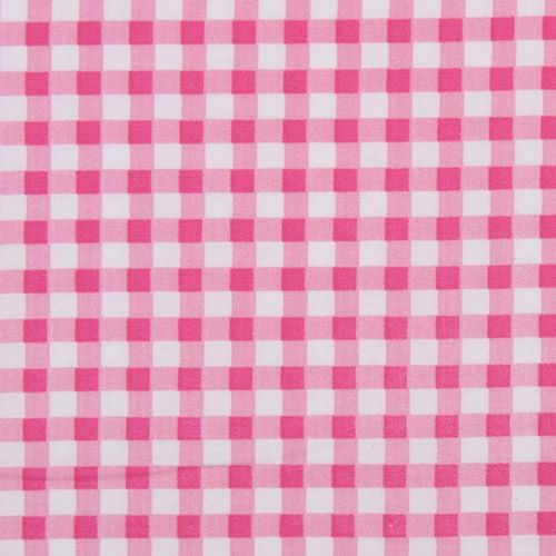 pink-white checkered Michael Miller fabric Picnic 2