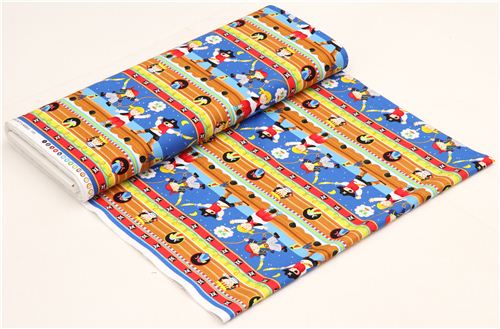 pirate children fabric in stripes by Timeless Treasures 3