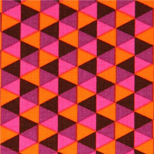 polygon triangle fabric by Michael Miller from the USA Fabric by