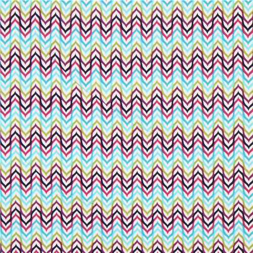 pretty jag pattern flannel fabric turquoise Robert Kaufman 2