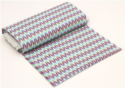 pretty jag pattern flannel fabric turquoise Robert Kaufman 3