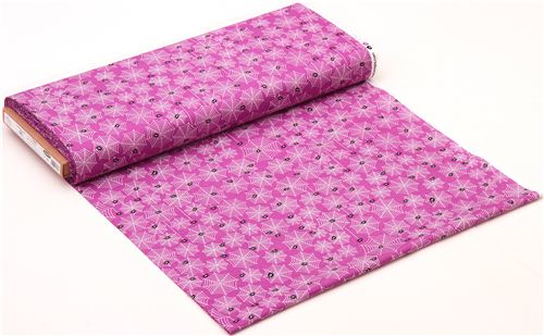 purple Riley Blake cobwegbs fabric Halloween Parade 4