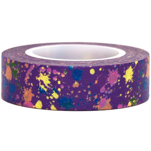 Purple Washi Tape Deco Tape Colourful Spots Washi Tape Decorative Tapes Stationery