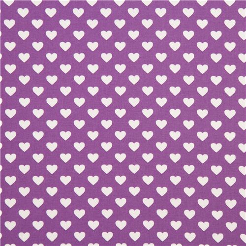 lila s��er Herzen Stoff von Michael Miller USA 2