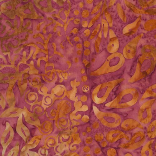 purple leaf pattern Timeless Treasures batik fabric Fabric by Timeless ...