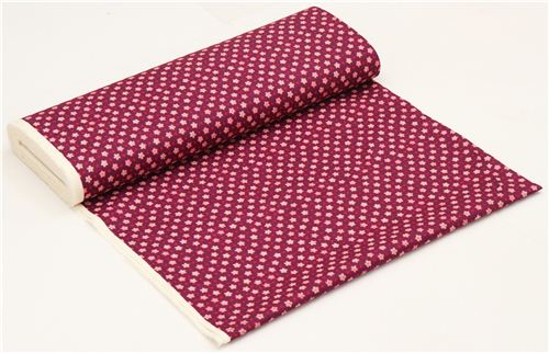 purple structured cherry blossom flower fabric Cosmo 3