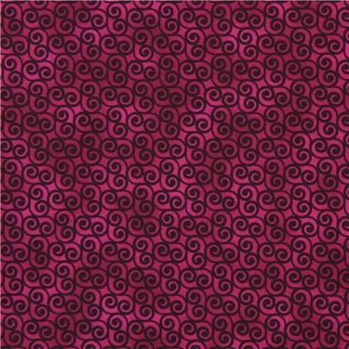 purple swirl pattern 'Geo Flow' fabric Blank Quilting USA Fabric by ...