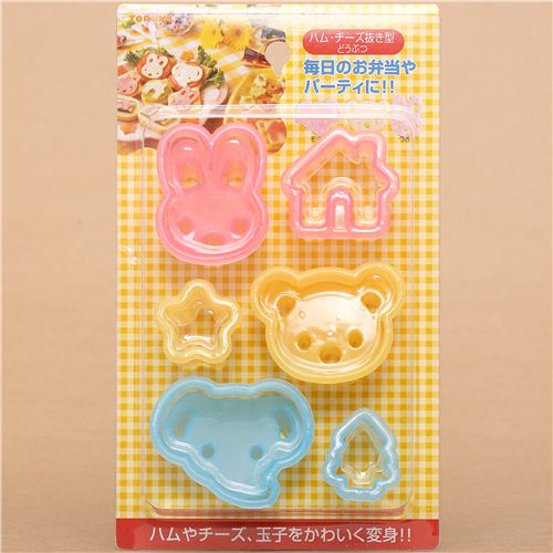 rabbit bear elephant Bento food cutters modeS4u