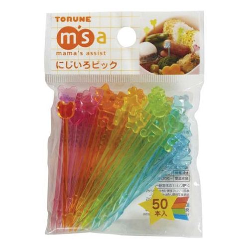 rainbow food picks for Bento Box Lunch Box modeS4u