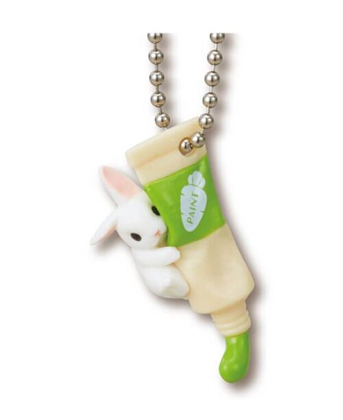 random bunnies painting Gashapon capsule toys 5