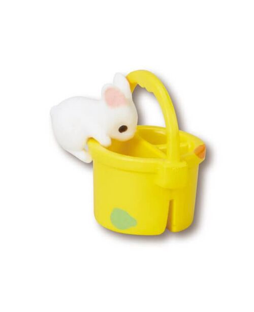 random bunnies painting Gashapon capsule toys 7