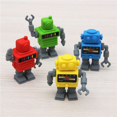 random erasers of colorful robots modeS4u