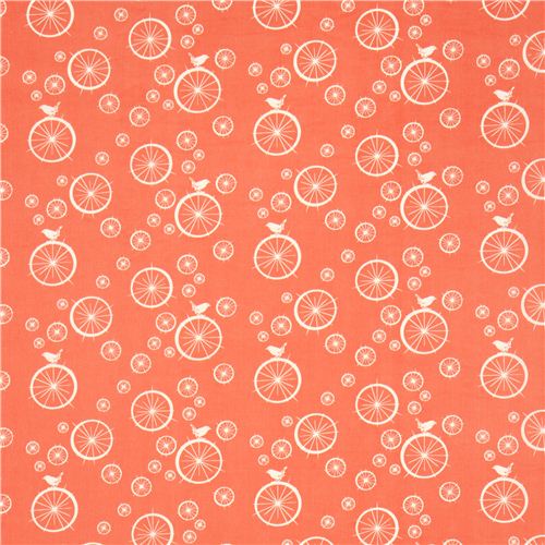 roter birch Bio-Stoff Birdie Spokes mit R�dern und Vogel 2