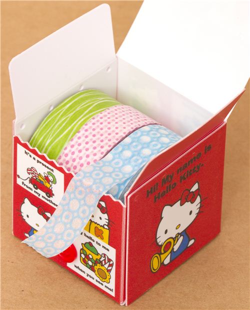 red Hello Kitty apple adhesive tape dispenser roller modeS4u