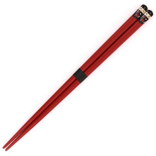 red Ichiro flower boy doll chopsticks from Japan 1