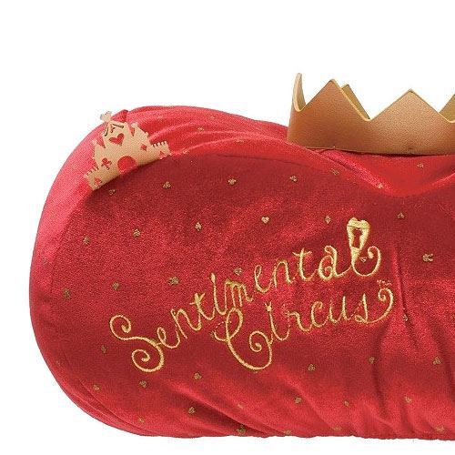 Boîte à mouchoirs San-X rouge en peluche, lapin Sentimental Circus et couronne 3
