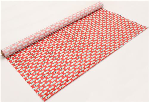 red caravan premium laminate fabric par Robert Kaufman  3