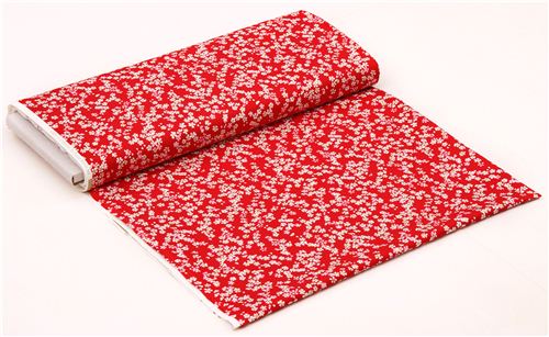 red cherry blossom Sakura glitter fabric Diary of a Geisha by StudioE 3