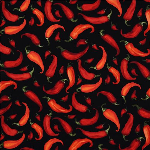 red chili fabric par Robert Kaufman 2