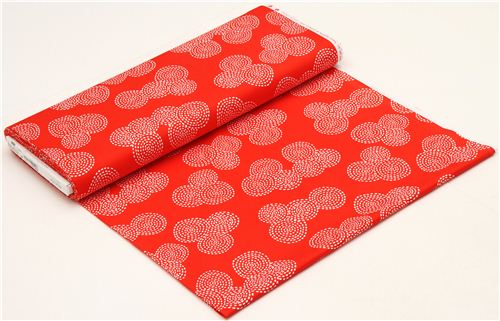 red circle pattern fabric by Michael Miller from the USA 3