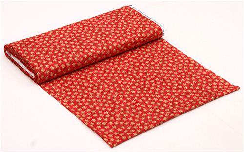 red gingerbread man Christmas fabric by Timeless Treasures  4