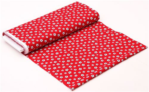 red mini football soccer fabric for boys Timeless Treasures 4