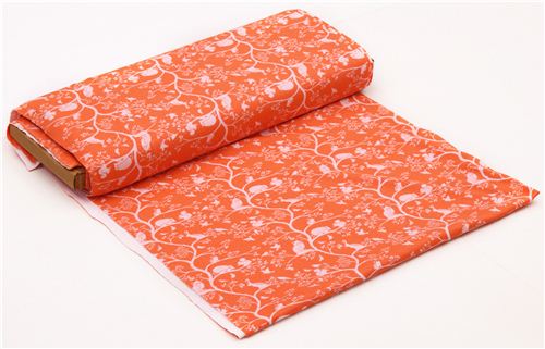 red monaluna forest animal  organic stretch knit fabric Evening 5