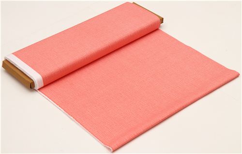 red organic fabric with weave pattern by monaluna USA 3