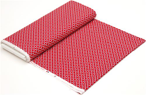 red sailor fabric with lifesavers par Michael Miller  3