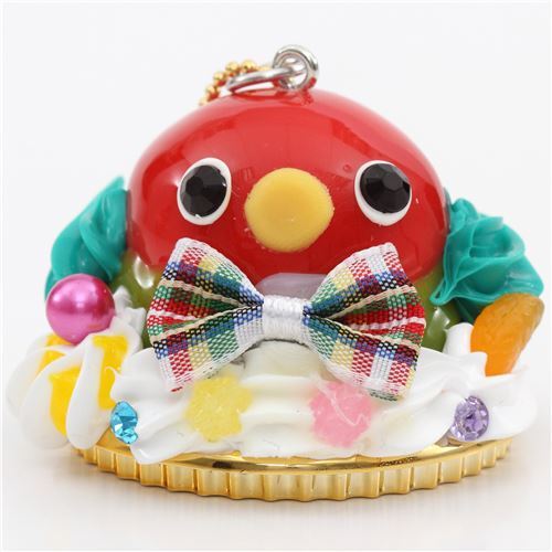 red sauce bird face fruit bead bow dessert figure from Japan modeS4u